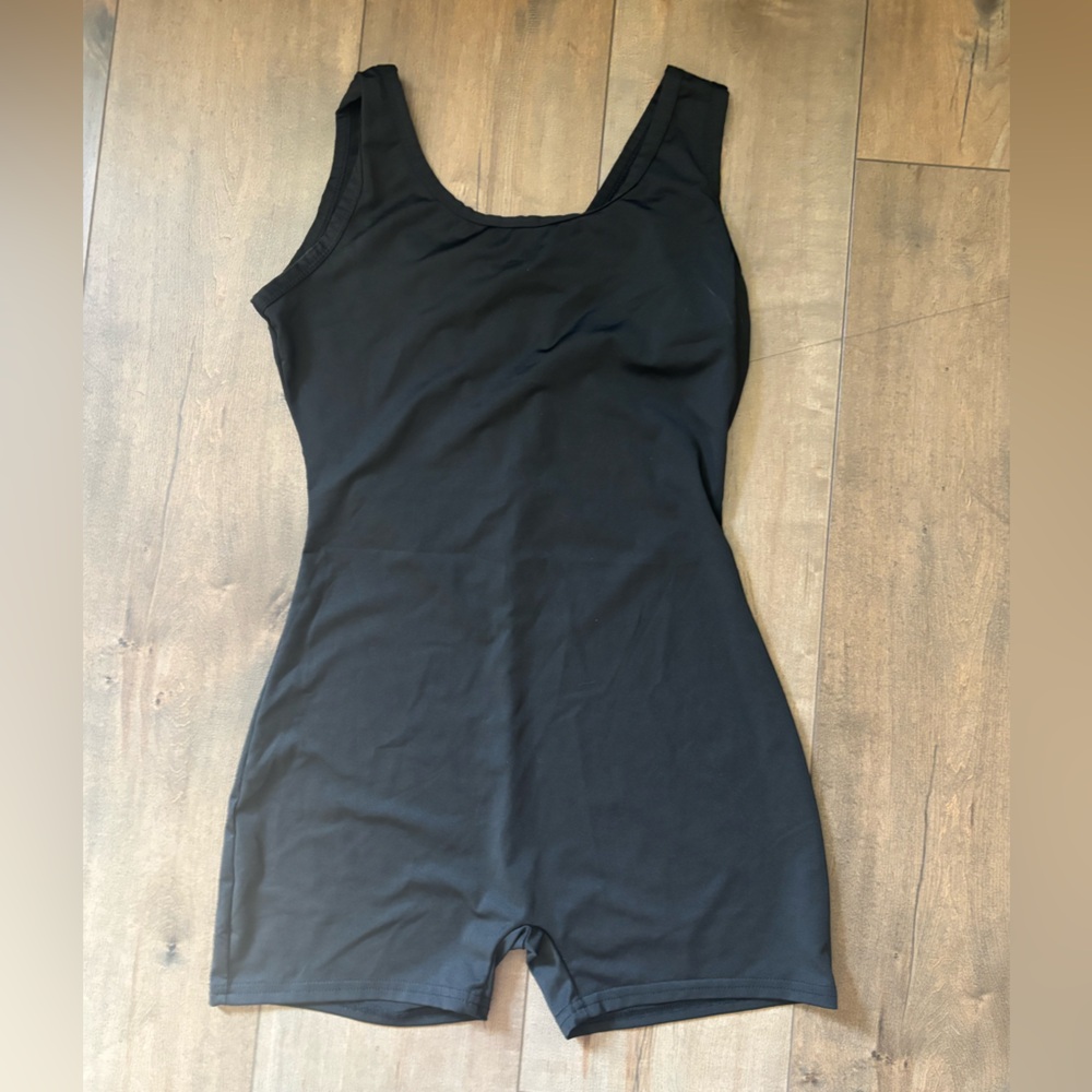 Black Athletic leotard